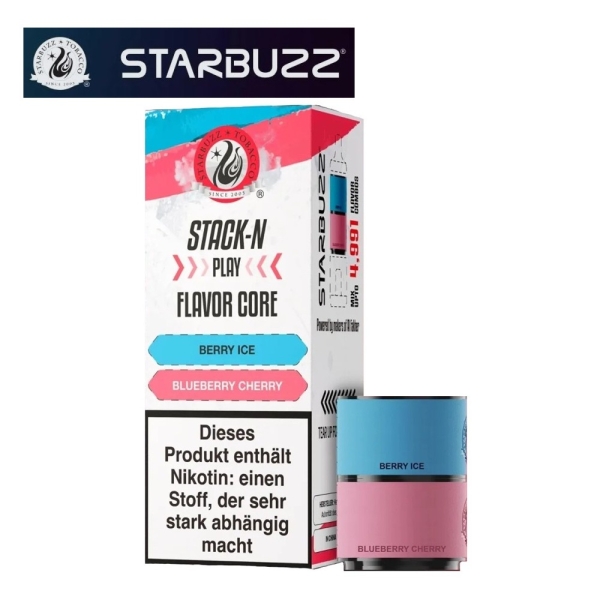 StarBuzz Stack-N Play - Berry Ice + Blueberry Cherry - Pods 20mg